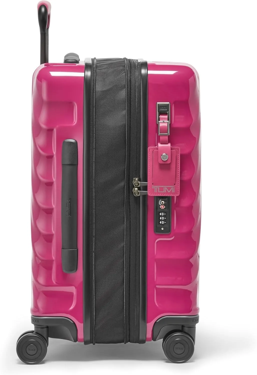 TUMI - 19 Degree International Expandable 4 Wheeled Carry-On - Hard Shell Suitcase - 21.8" X 14.0" X 9.0" - Fuchsia
