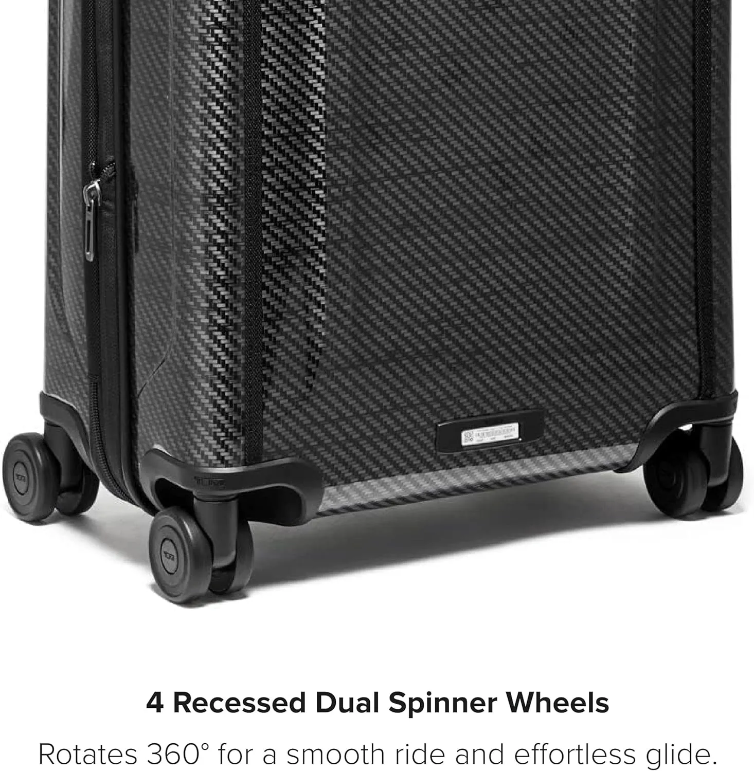 TUMI - Tegra-Lite 4 Wheel Luggage - Highly Durable Suitcase, Flexible Shell, Sleek and Lightweight Men's and Women's Expandable Rolling Bag - Continental, Black Graphite