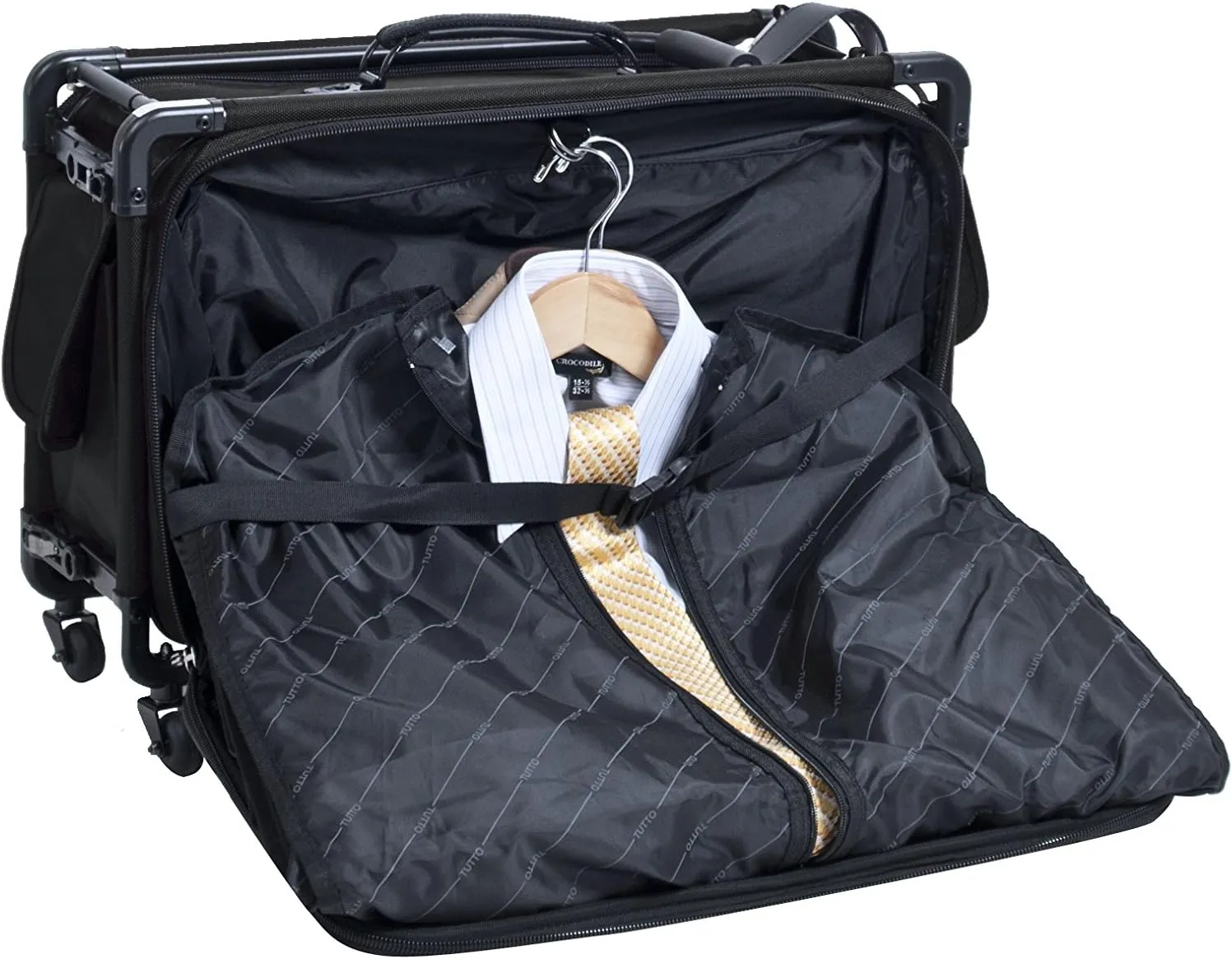TUTTO 22 Inch Maximizer Carry-On Suiter, Black, One Size