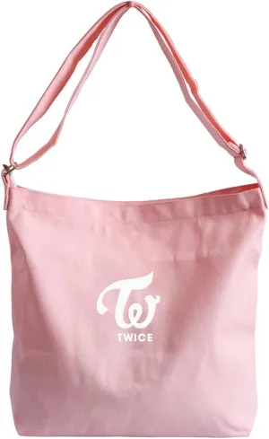TWICE Merch Canvas Shoulder Bag, Hobo bag Crossbody Handbag Casual Tote