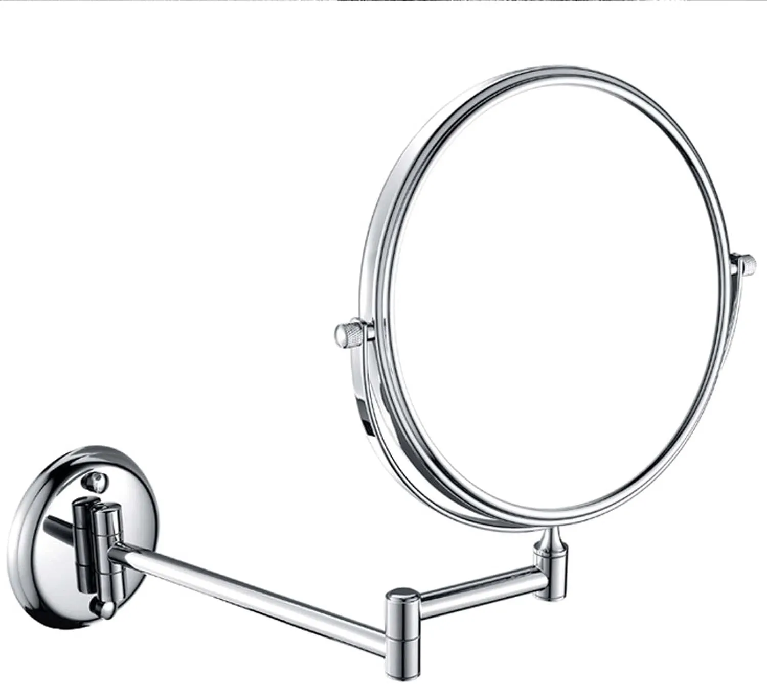 Two-Sided Swivel Extendable Makeup Mirror, Wall Mounted Makeup Mirror, 360° rotatable mirror, 3X/5X/7X/10X Magnifying Vanity Mirror, Gifts for handsome men and women, For makeup and facials.-A||3X
