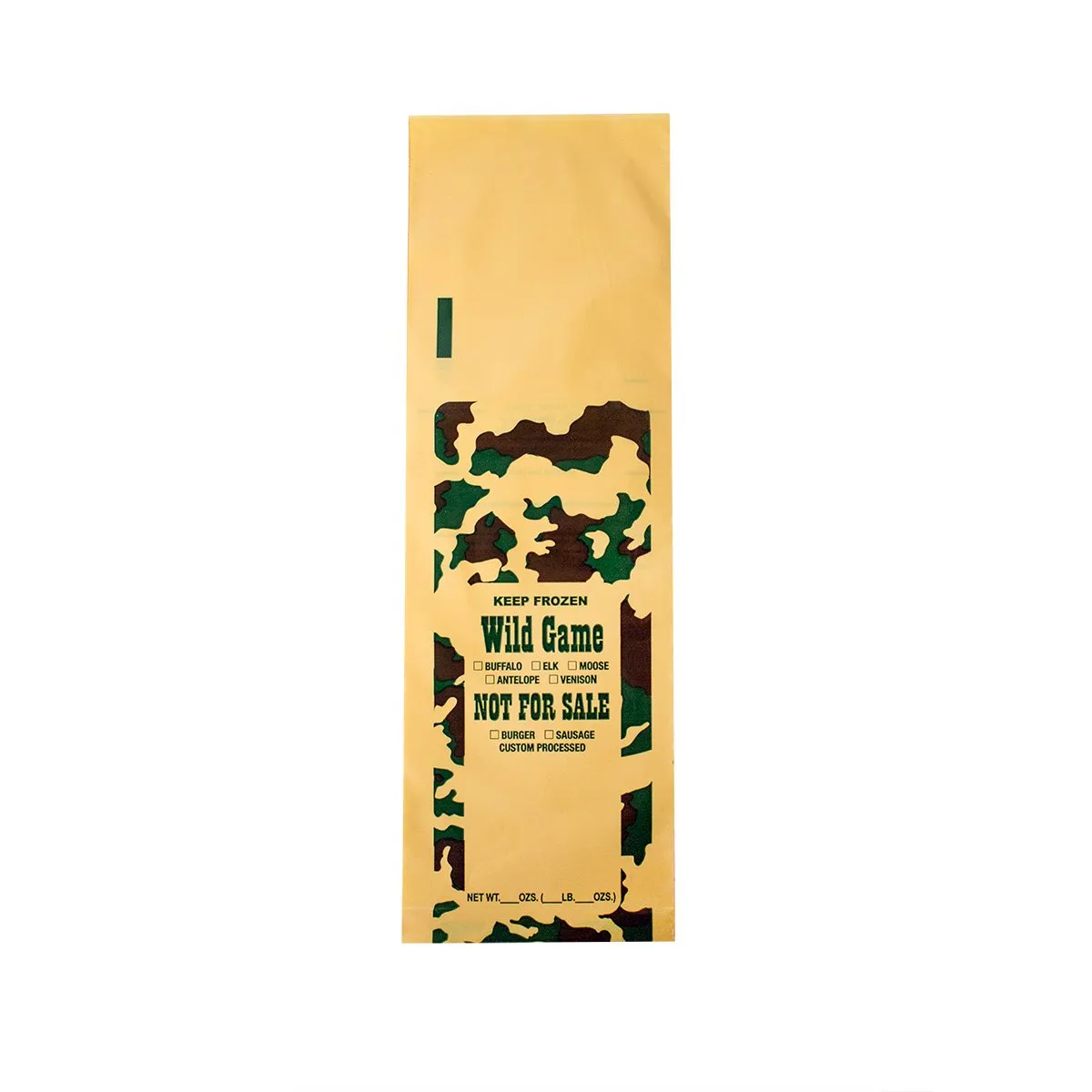 UltraSource Wild Game Freezer Meat Bags "Not for Sale" (1lb - 1000 pack, Camo)