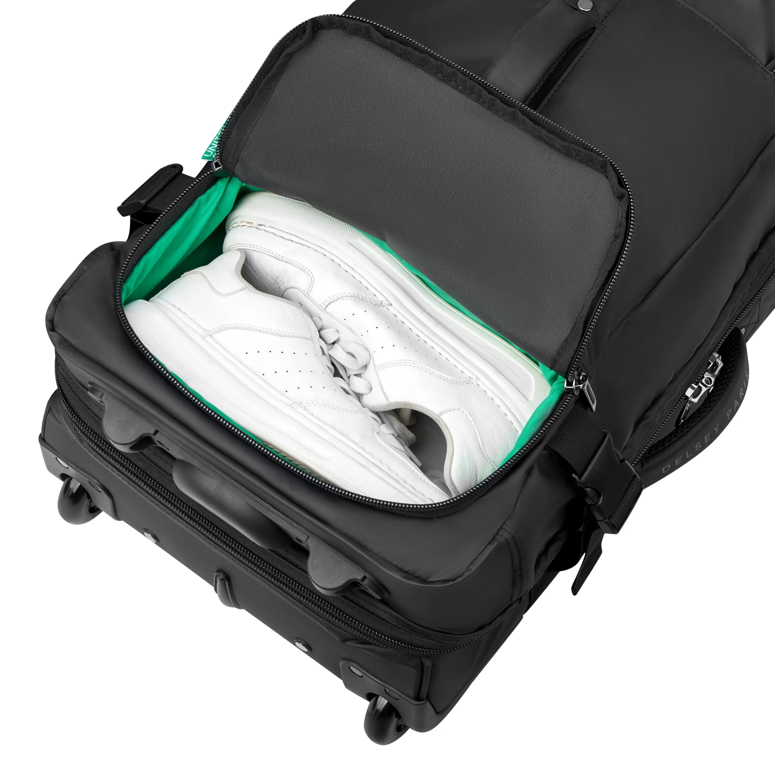 United Colors of Benetton Now Two Wheeled Rolling Duffel Bag