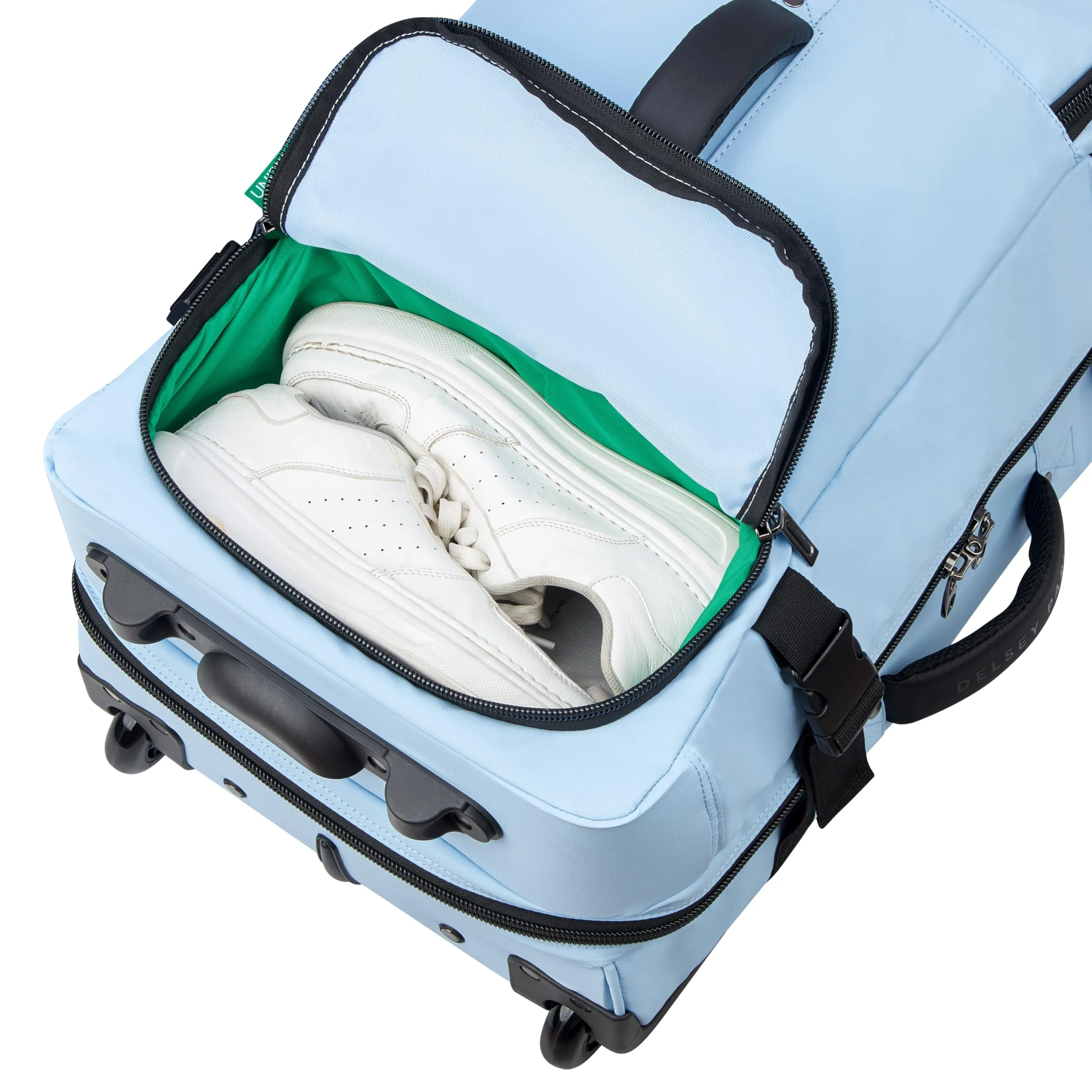 United Colors of Benetton Now Two Wheeled Rolling Duffel Bag