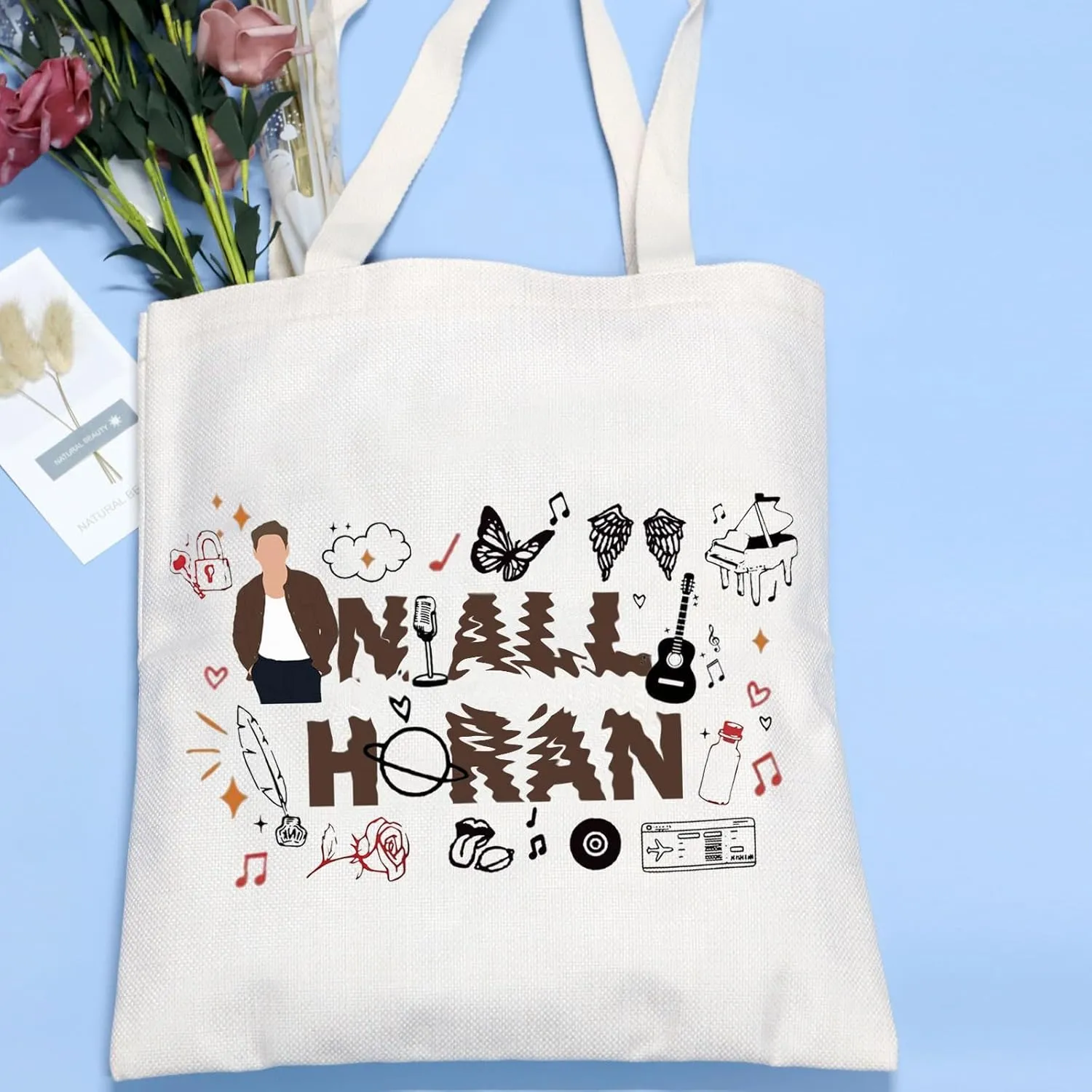 VAMSII Makeup Bag for Singer Fans - Boy Group Member Gift, Singer Lover Merch, Friend Zipper Pouch Cosmetic Bag