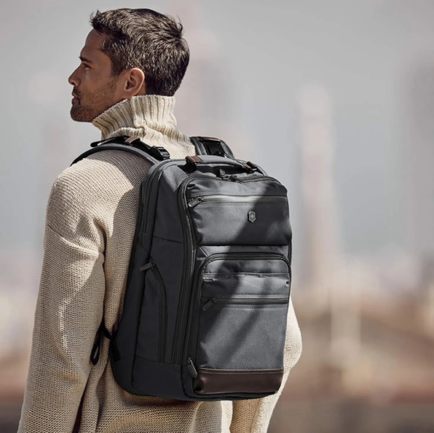 Victorinox Swiss Army Architecture Urban Rath Laptop Backpack Gray