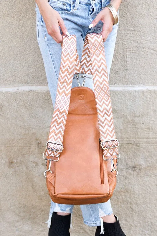 Vintage Modern Simple Nylon  Convertible Backpack Sling