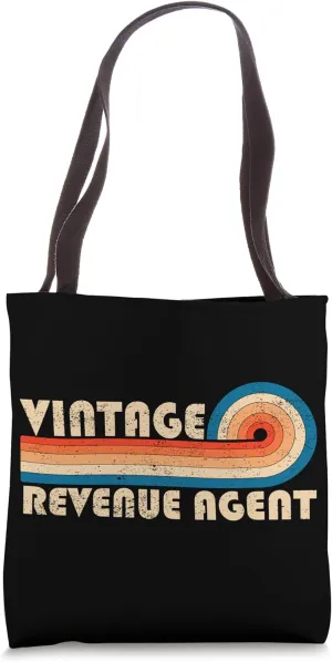 Vintage Revenue Agent Job Title Birthday Idea Tote Bag