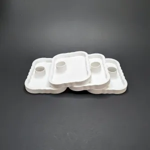 Vinyl Downspout End caps size 2x3"- N.F.T system/Kratky method Hydroponics DIY (10 out)