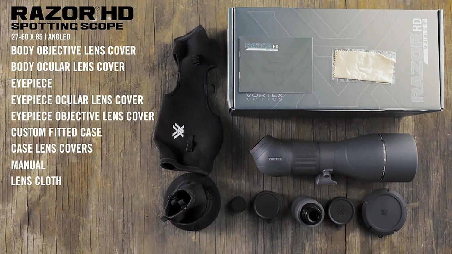 Vortex Optics Razor HD Spotting Scopes