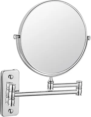 Wall Mounted Makeup Mirror with Magnification, Two-Sided Bathroom Mirror, 3X/5X/7X/10X Magnifying Vanity Mirror, Gifts for Handsome Men and Women, for Makeup and facials.-10X||A