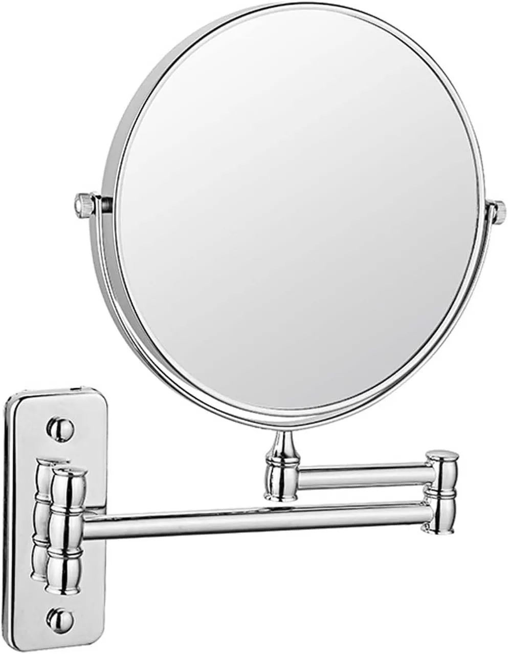 Wall Mounted Makeup Mirror with Magnification, Two-Sided Bathroom Mirror, 3X/5X/7X/10X Magnifying Vanity Mirror, Gifts for Handsome Men and Women, for Makeup and facials.-10X||A