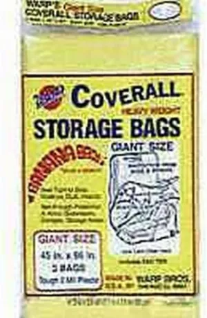 Warps CB-40 40" X 72" Large Storage Bags 4 Count