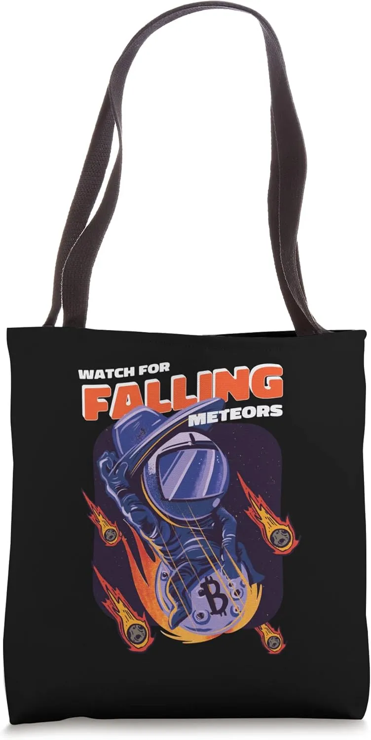 Watch For Falling Meteors Meteor Rock Asteroid Tote Bag
