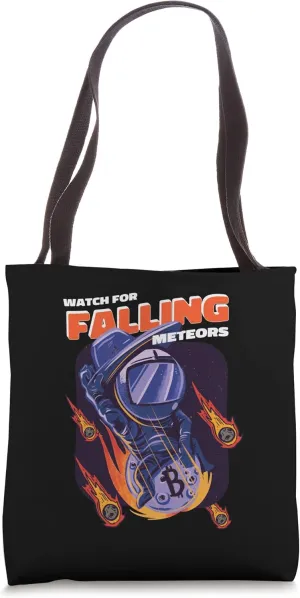 Watch For Falling Meteors Meteor Rock Asteroid Tote Bag
