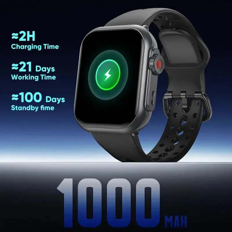Watch Ultra 2 SE Men Women 1000mAh AMOLED Heart Rate 100 Sport Bluetooth Call GPS Track Waterproof Smart Watch For IOS Android
