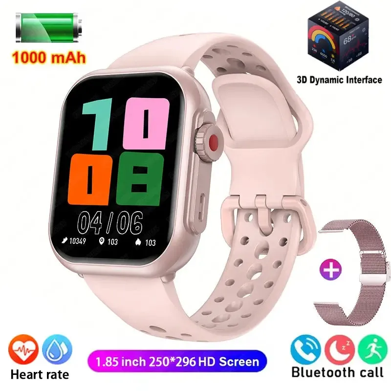 Watch Ultra 2 SE Men Women 1000mAh AMOLED Heart Rate 100 Sport Bluetooth Call GPS Track Waterproof Smart Watch For IOS Android