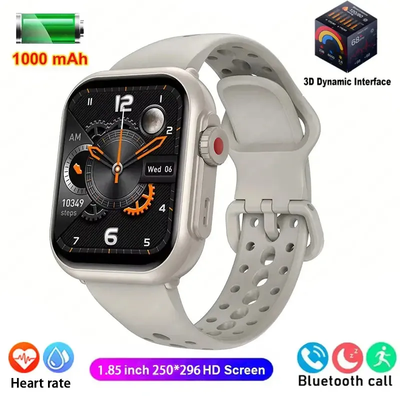 Watch Ultra 2 SE Men Women 1000mAh AMOLED Heart Rate 100 Sport Bluetooth Call GPS Track Waterproof Smart Watch For IOS Android