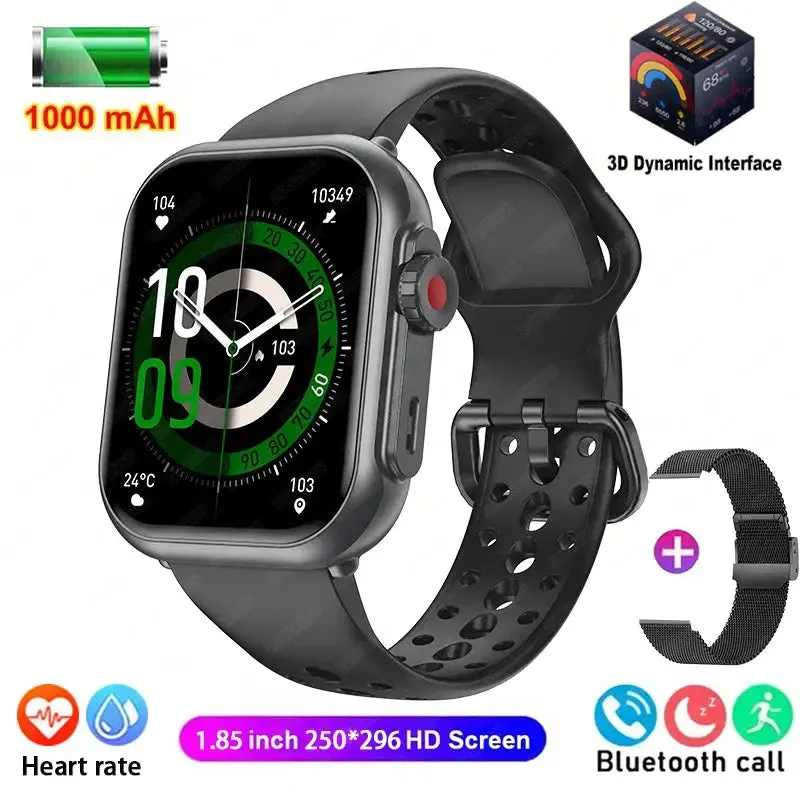Watch Ultra 2 SE Men Women 1000mAh AMOLED Heart Rate 100 Sport Bluetooth Call GPS Track Waterproof Smart Watch For IOS Android