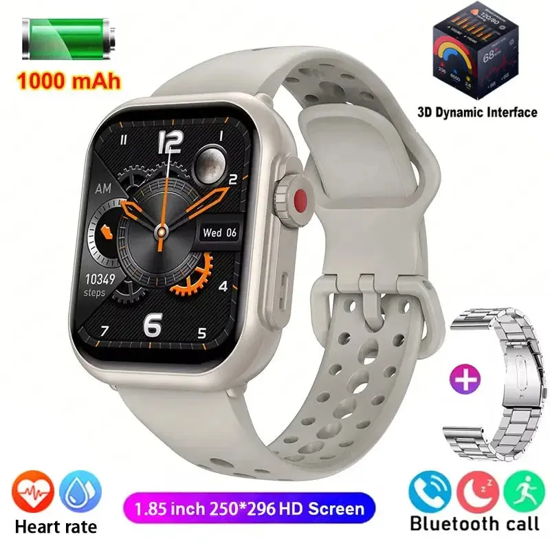 Watch Ultra 2 SE Men Women 1000mAh AMOLED Heart Rate 100 Sport Bluetooth Call GPS Track Waterproof Smart Watch For IOS Android