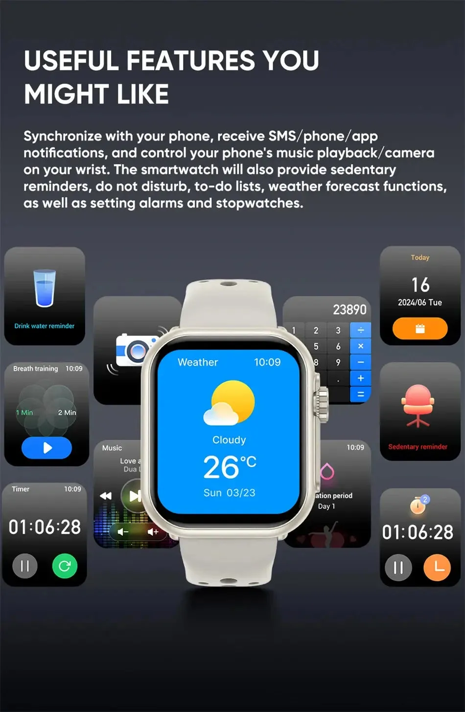 Watch Ultra 2 SE Men Women 1000mAh AMOLED Heart Rate 100 Sport Bluetooth Call GPS Track Waterproof Smart Watch For IOS Android