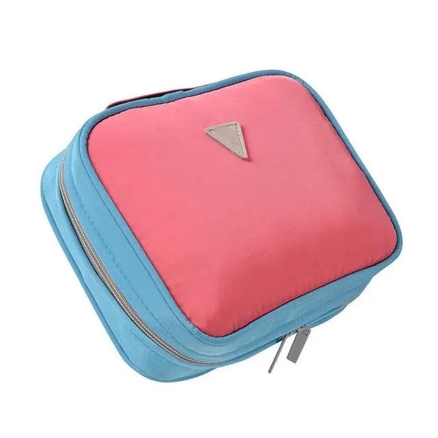 Waterproof Nylon Cosmetic Bag Large Capacity Durable Handbag Shower Bags Storage Case Supplies Portable travel Storage Packet