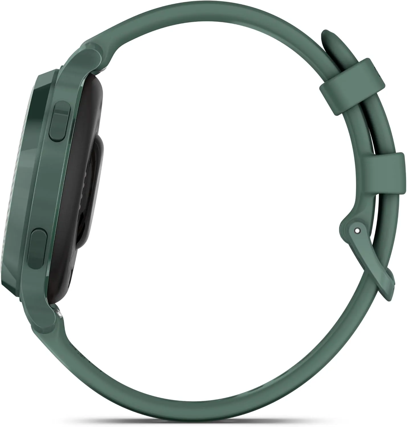 Wearable4U Garmin Lily 2 Active, Jasper Green with Jasper Green Silicone Band, Smartwatch, Built-in GPS, Hidden Display, Patterned Lens, Up to 9 Days Battery Life w Power Bank Bundle