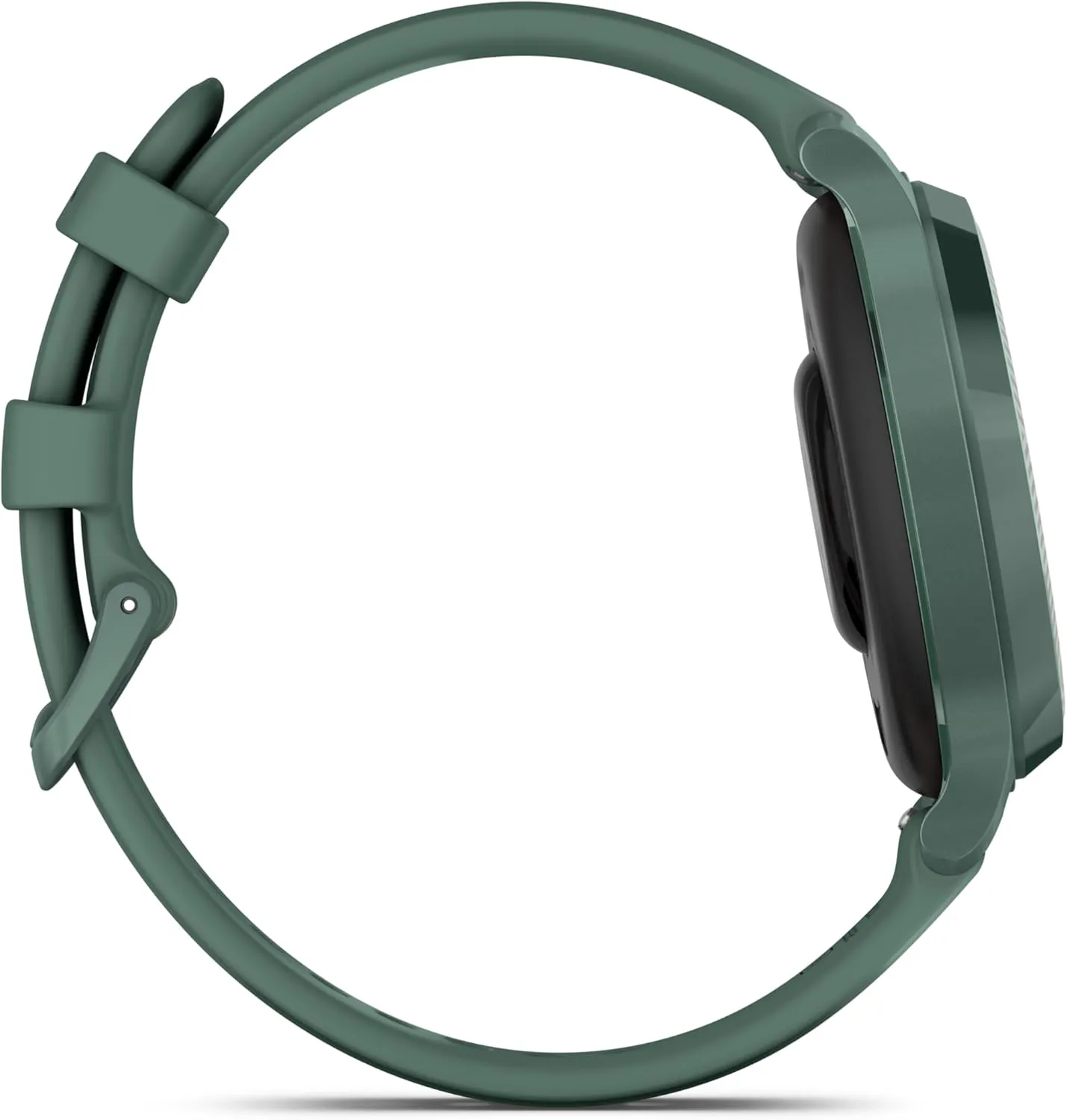 Wearable4U Garmin Lily 2 Active, Jasper Green with Jasper Green Silicone Band, Smartwatch, Built-in GPS, Hidden Display, Patterned Lens, Up to 9 Days Battery Life w Power Bank Bundle
