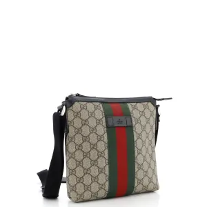 Web Messenger Bag GG Coated Canvas Small