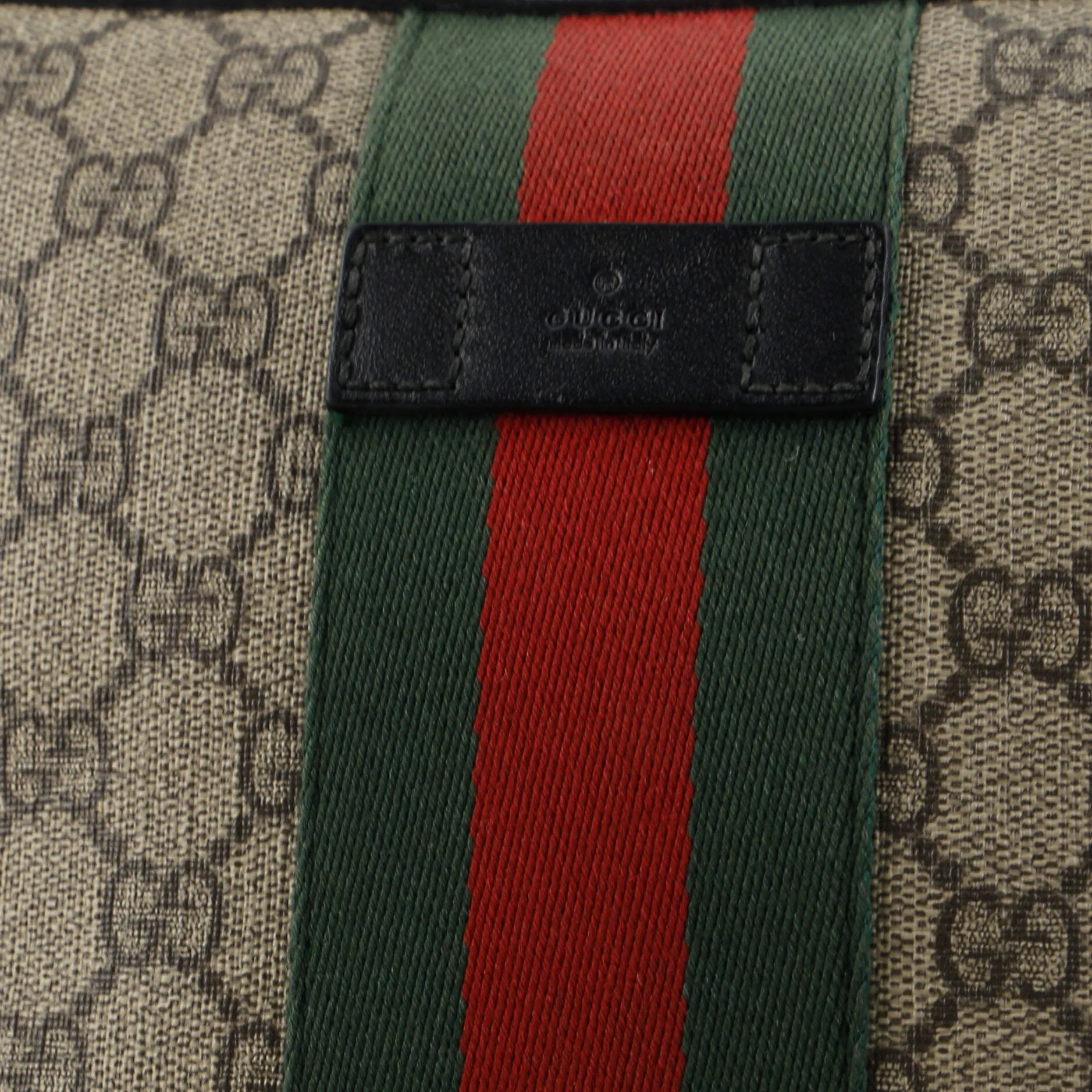 Web Messenger Bag GG Coated Canvas Small