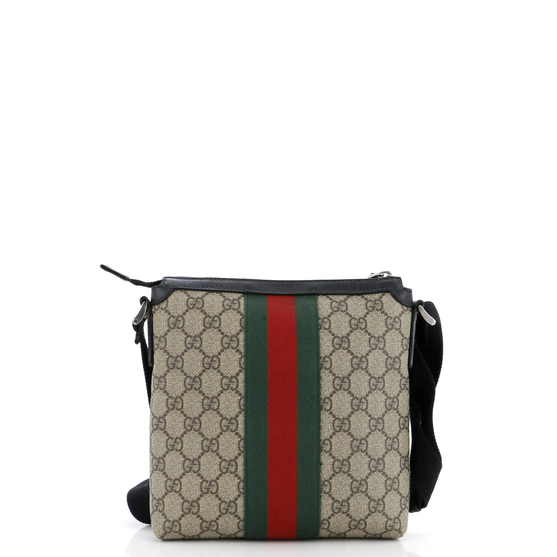 Web Messenger Bag GG Coated Canvas Small