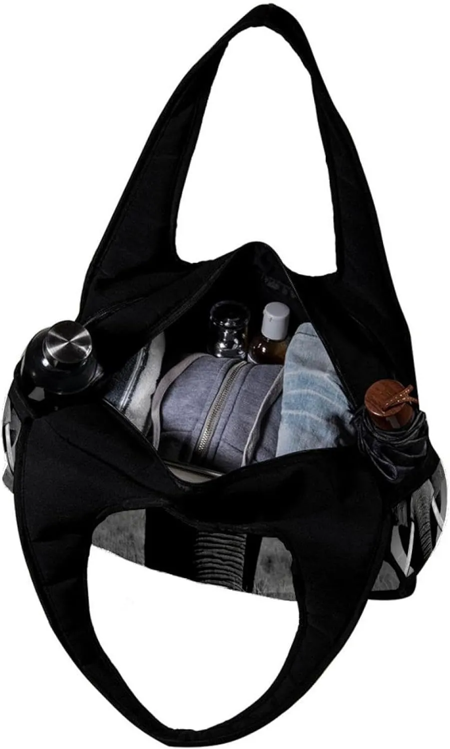 Weekender Travel Bag,Small Gym Bag,Asian Elephant Face Portrait,Gym Duffle Bag