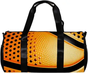 Weekender Travel Bag,Small Gym Bag,Dot Basketball Texture,Gym Duffle Bag