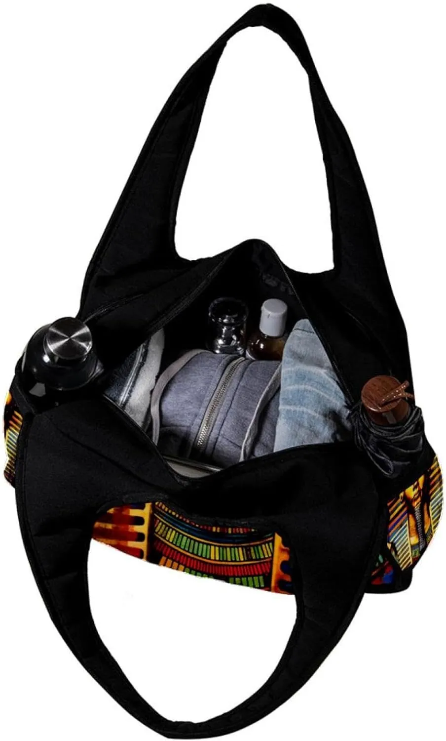 Weekender Travel Bag,Small Gym Bag,Egyptian Ancient Retro Nation,Gym Duffle Bag