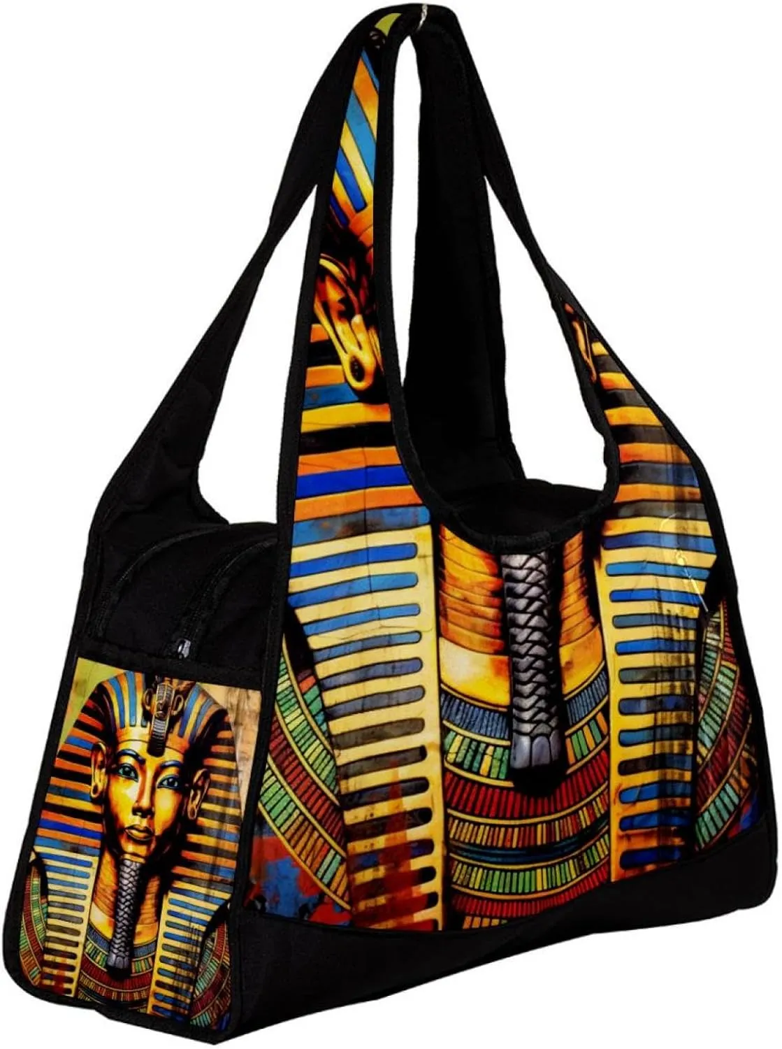 Weekender Travel Bag,Small Gym Bag,Egyptian Ancient Retro Nation,Gym Duffle Bag