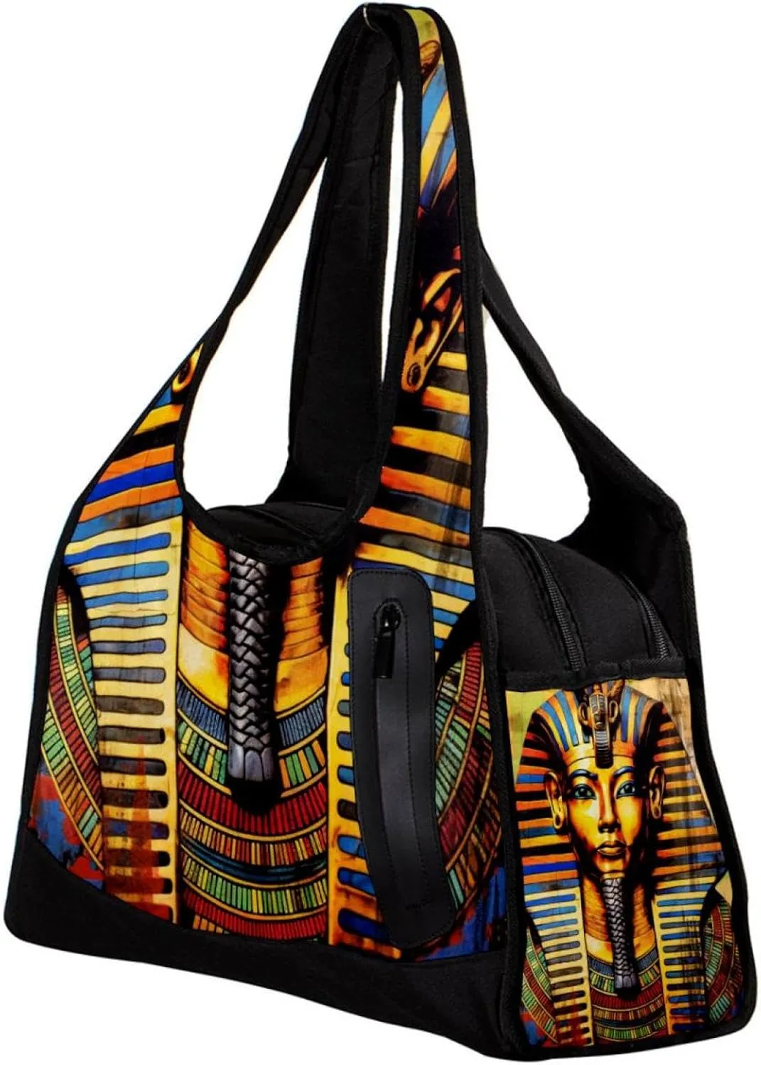 Weekender Travel Bag,Small Gym Bag,Egyptian Ancient Retro Nation,Gym Duffle Bag