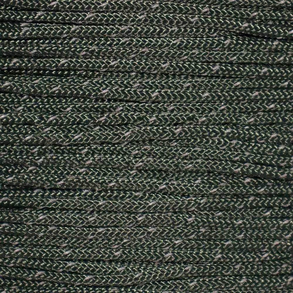 West Coast Paracord – Reflective 95 Paracord – 1.75mm Rope for Outdoor Activities, Camping – Visible at Night (100 Feet)