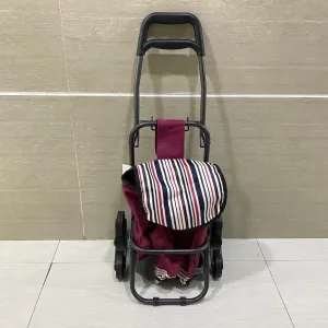Wheeled tote bags with wheels attached for Groceries with Wheels and Removable Bag and Rolling Personal Handtruck