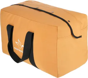 WHITEDUCK Heavy Duty HOPLITE Parachute Duffel Bag, 76 L Foldable Extra Large Multipurpose use, Tactical Canvas Cargo Bag with Snap-Closure for Military, Outdoor, Travel (Tan, Standard 24"x 15"x13")