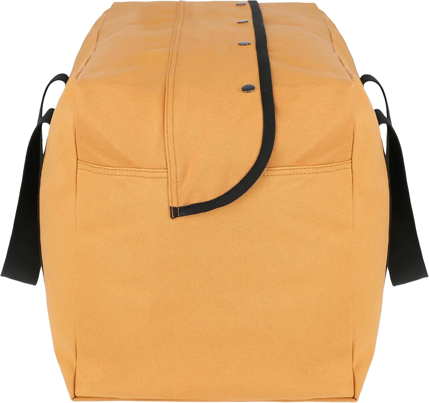 WHITEDUCK Heavy Duty HOPLITE Parachute Duffel Bag, 76 L Foldable Extra Large Multipurpose use, Tactical Canvas Cargo Bag with Snap-Closure for Military, Outdoor, Travel (Tan, Standard 24"x 15"x13")