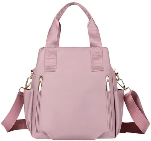 Women Large Canvas Tote Bags Nylon Multi Compartment Top-handle Handbags Waterproof Crossbogy Bags Totes Purse