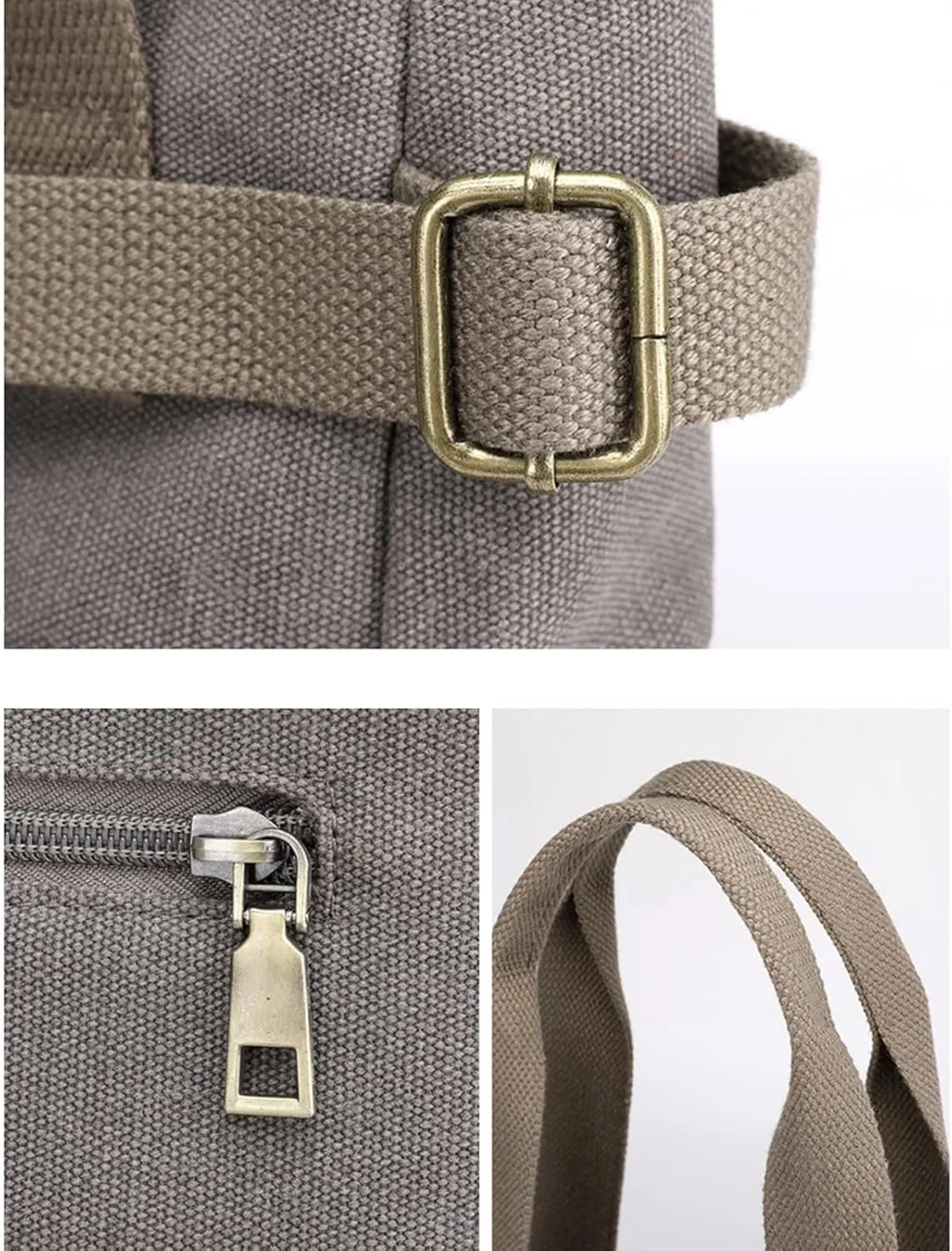 Women Student Casual Handbag Canvas Travel Shoulder Tote Bag For Men And Women Shopping over The Shoulder (B, One Size)