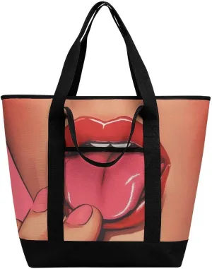 Women's Large-Capacity Thermal Tote Bag Stylish Work & Commute Handbag