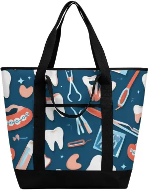 Women's Oversized Thermal Tote Bag Insulated One Shoulder Shopping Carrier
