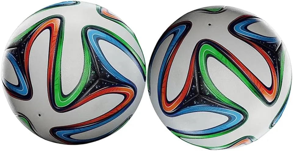 World Cup 2014 Brazil Final Match Ball Replica Size 5 Soccer Ball for Fans Famous Football Collectible for Indoor Outdoor Play & Training OII-012