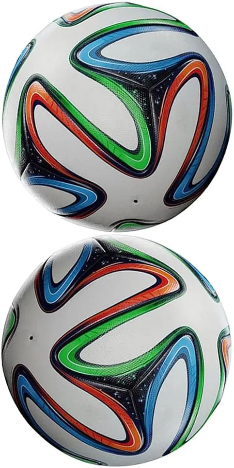World Cup 2014 Brazil Final Match Ball Replica Size 5 Soccer Ball for Fans Famous Football Collectible for Indoor Outdoor Play & Training OII-012