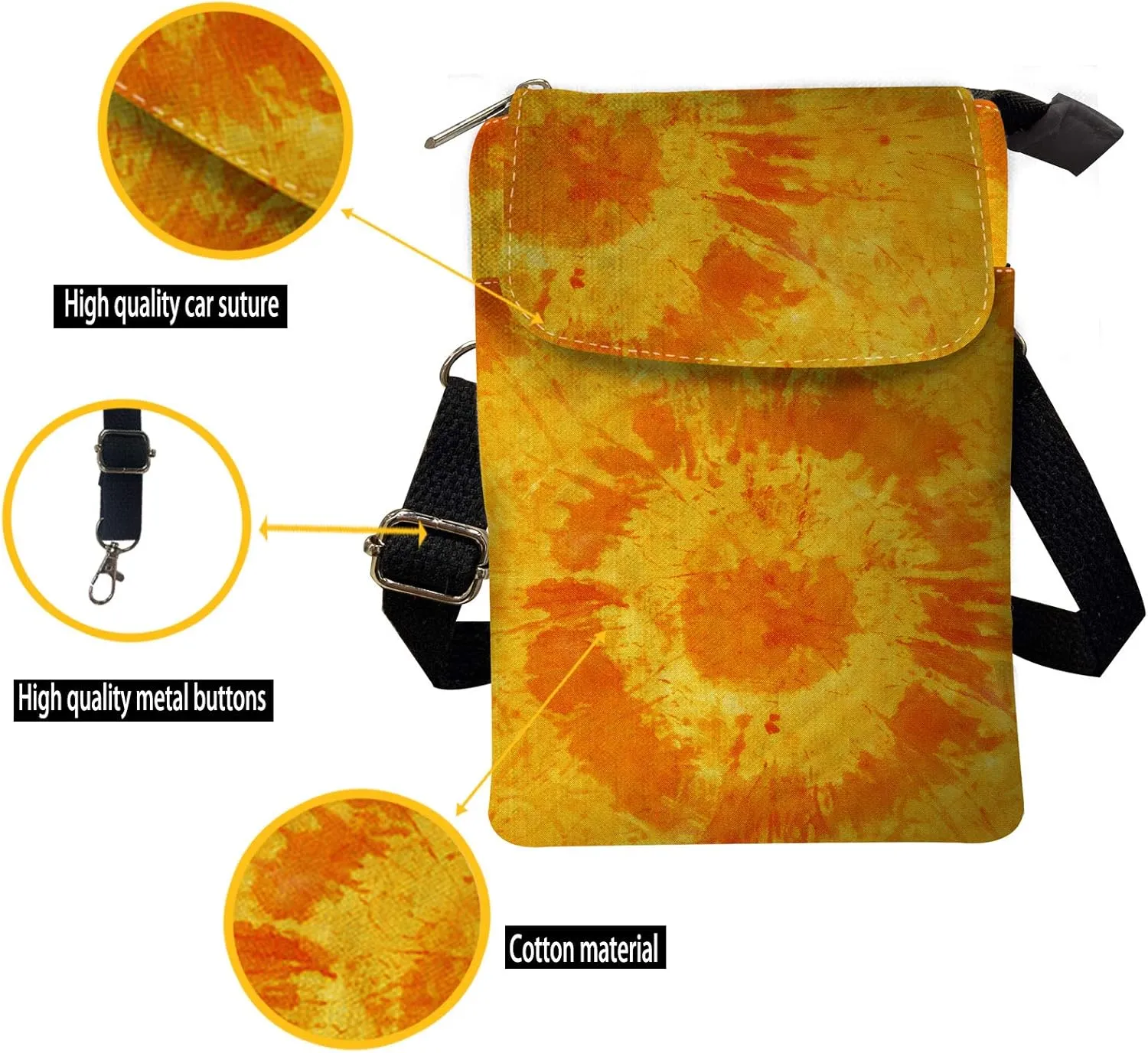 Xpyiqun Purses for Women Crossbody Bag Phone Card Wallet Pouch Shouder Handbags