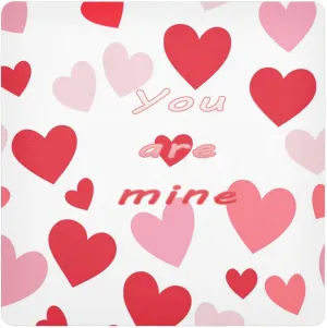 You Are Mine Valentines Make up Pouchs Cloth Magic Self-Adhesive Cosmetic Travel Bag Organizer Wrap 21.7 X 21.7 Wrapper Makeup For Women, you are mine Valentines, 21.7x21.7in