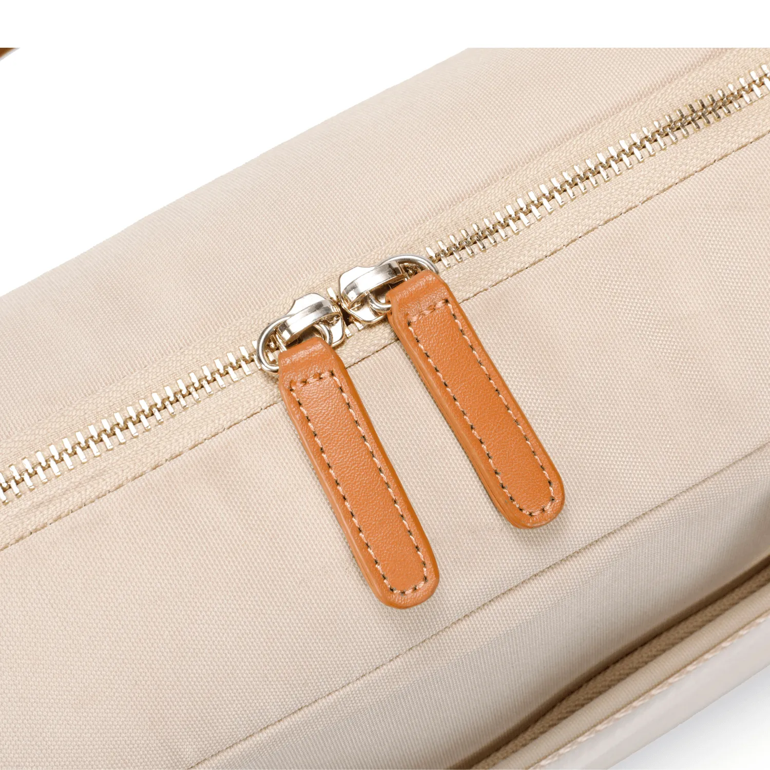 ZenPack LITE Laptop Messenger Bag X Briefcase with USB Fast-Charging for Laptops up to 15.6 inches (Beige)