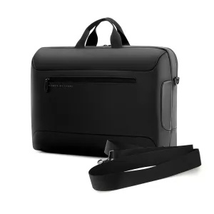 ZenPack UNO Minimal Black Messenger Bag X Briefcase for Laptops up to 15.6 inches (Black)